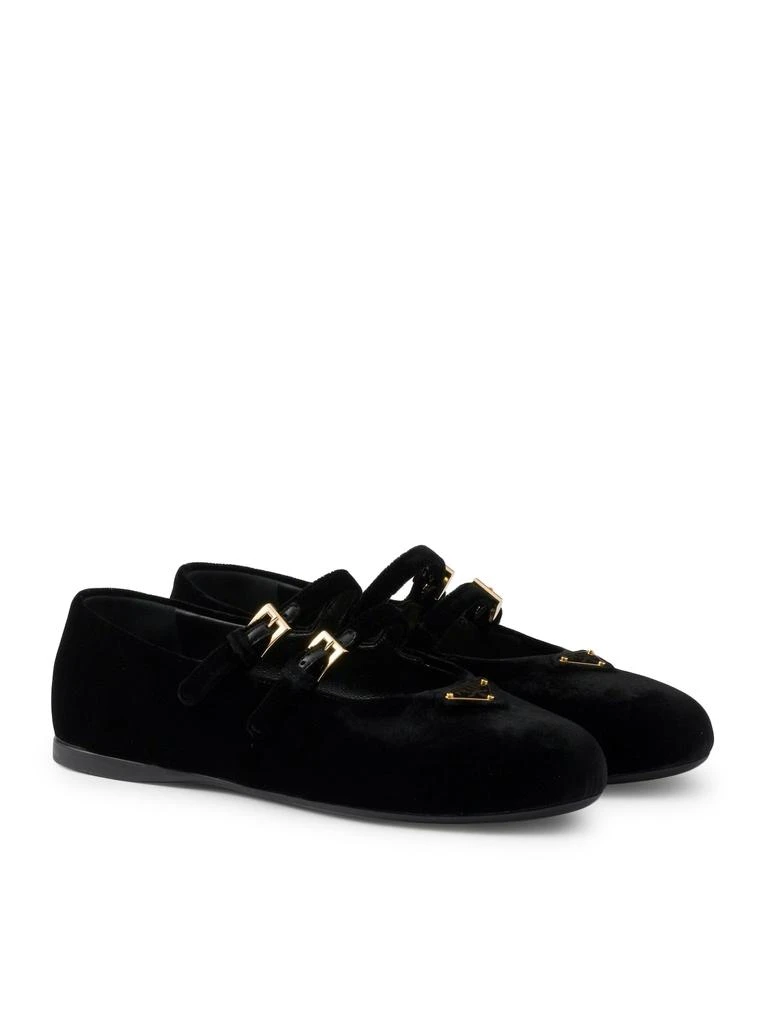 Prada Velvet Ballerinas 2