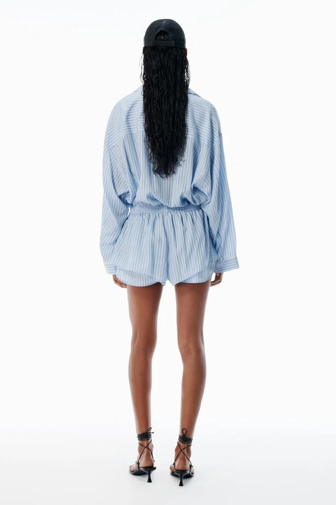 Alexander Wang Blue Pre-Styled Pajama Romper 4