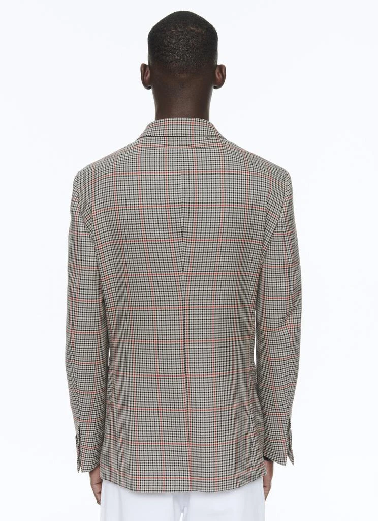 预计3周后发货 Fursac Veste En Laine À Motif Pied De Poule - Chataigne - Homme 4