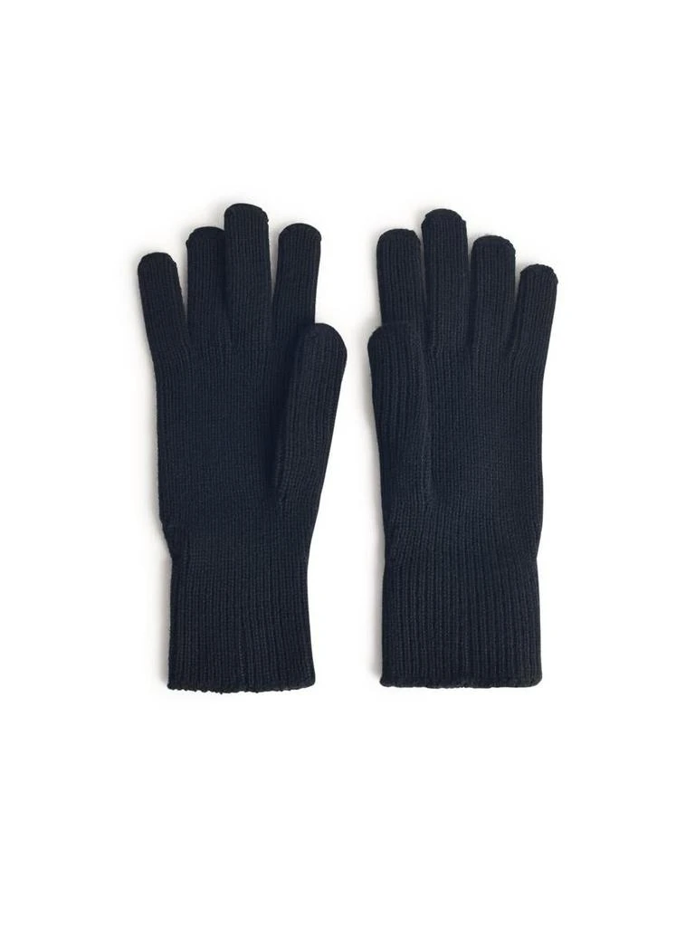 Moncler Moncler Black Virgin Wool Gloves 2