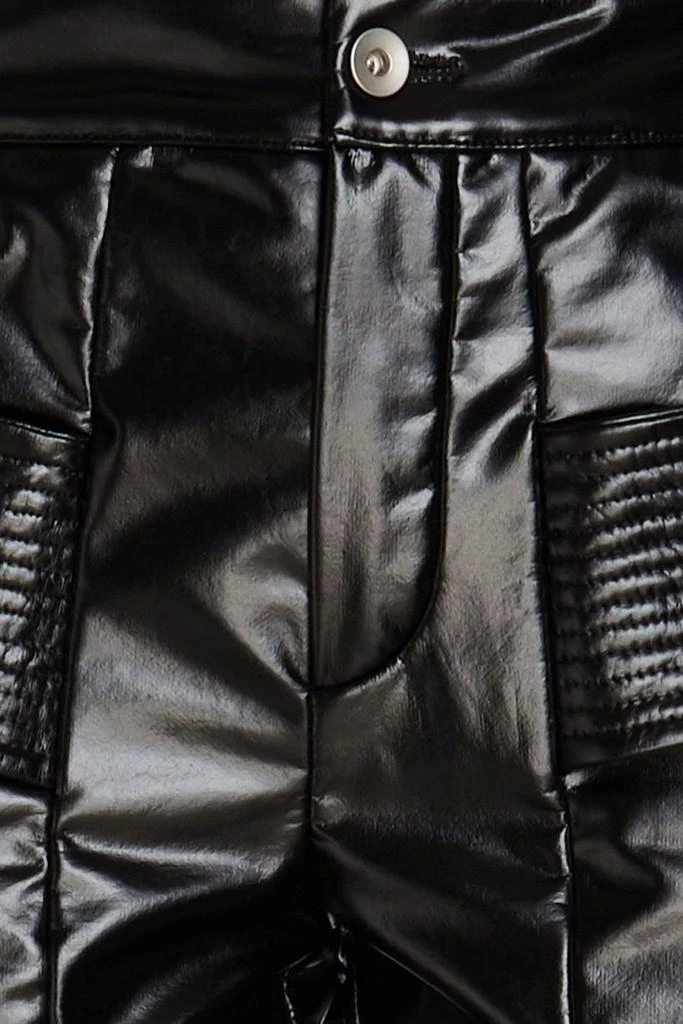 Rick Owens Cotton-blend faux leather skinny pants 4