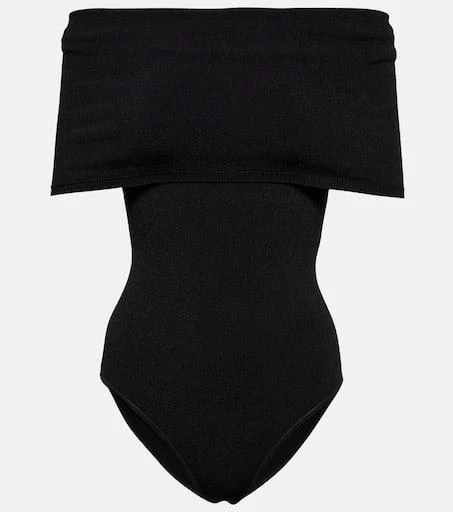 Alaïa Off-shoulder knit bodysuit 1