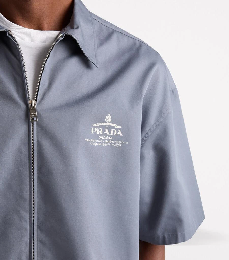 Prada Technical-Cotton-Blend Shirt 5