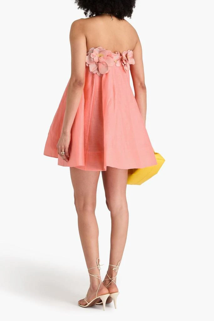 zimmermann silk strapless dress Zimmermann Matchmaker Bustier Mini Dress, Pink, Size 0