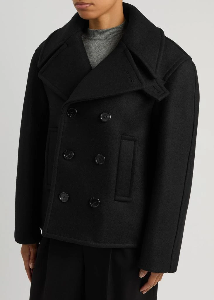 Yves Saint Laurent Double-breasted wool pea coat 2