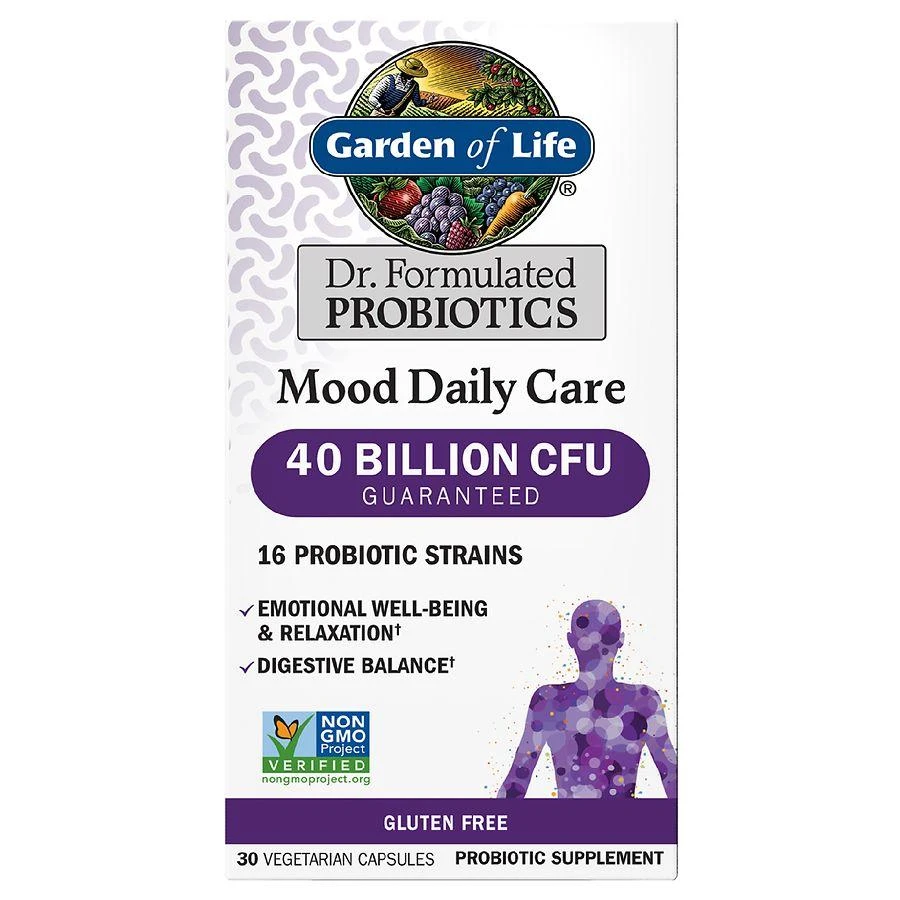 Garden of Life Dr. Formulated Mood Daily Care Probiotic Capsules 1