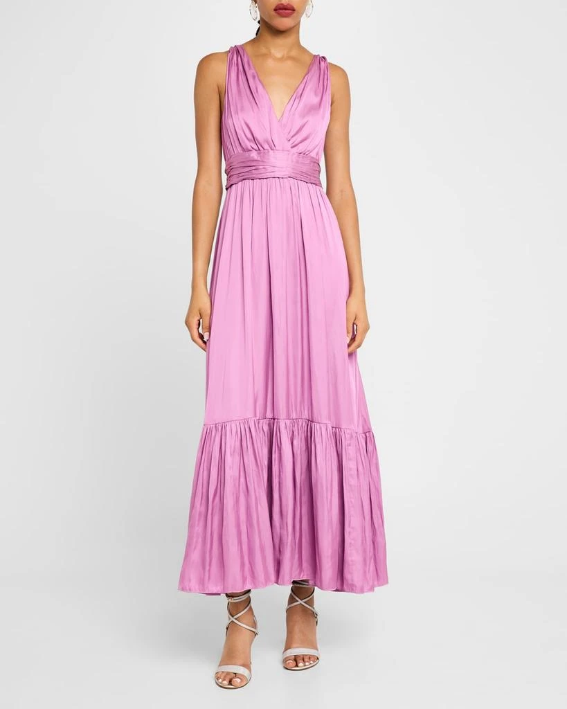 Kobi Halperin Ashton Sleeveless Ruched Maxi Dress 4
