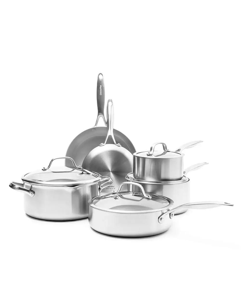 Greenpan Venice Pro 10-Pc. Ceramic Non-Stick Cookware Set