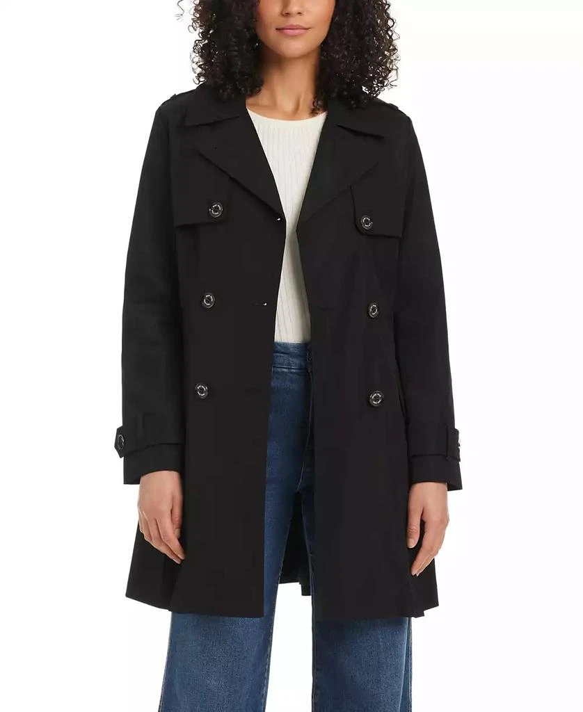 Kate Spade Women
s Short Double-Breasted Trench Coat 3