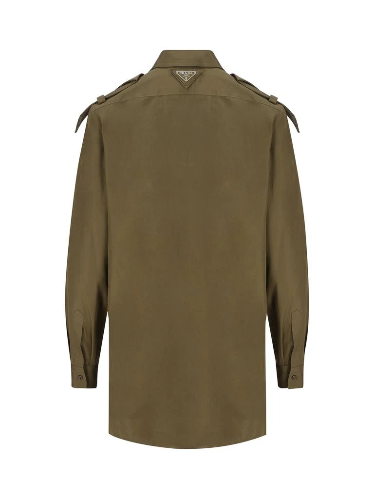 Prada Prada Long-Sleeved Military Shirt 2