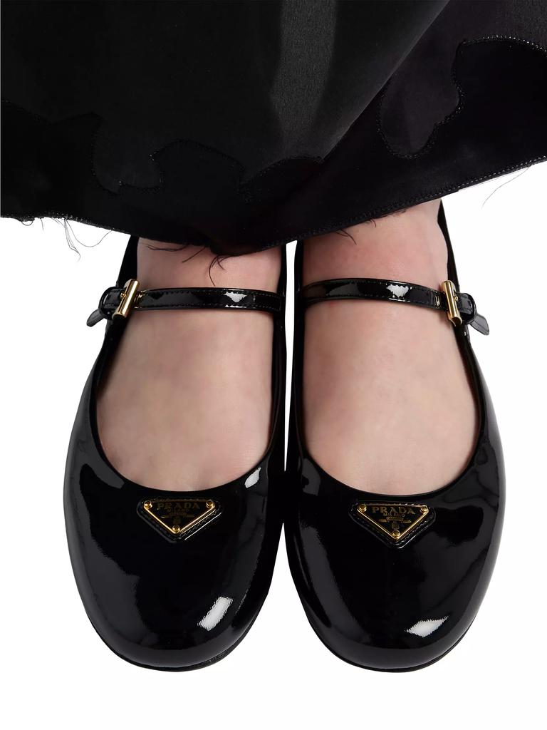 Prada Patent Leather Ballerinas - Shoes - Free Shipping