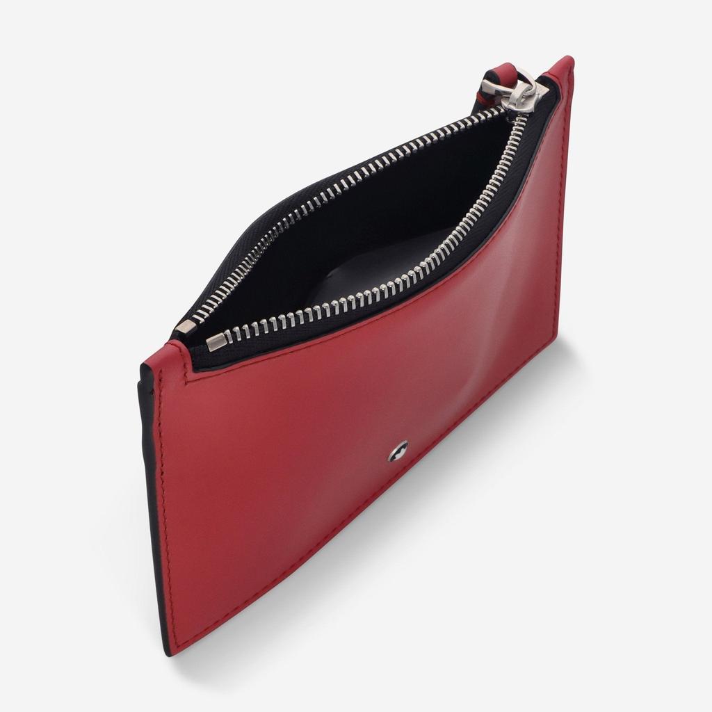 MontBlanc Montblanc Meisterstuck Red Leather Zipped Card Holder 129908