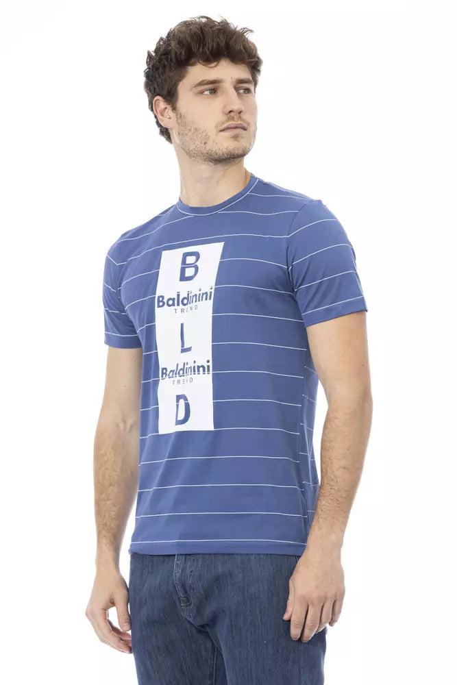 Baldinini Trend Baldinini trend Blue Cotton T-Shirt