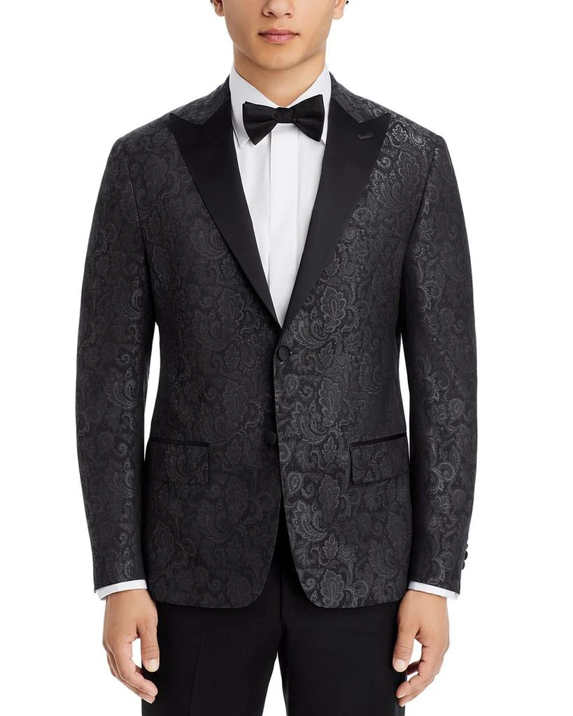 Robert Graham Metallic Paisley Jacquard Modern Fit Dinner Jacket 1
