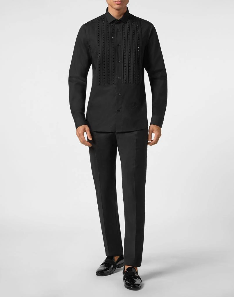 Philipp Plein Shirt Black Tie Sartorial 2