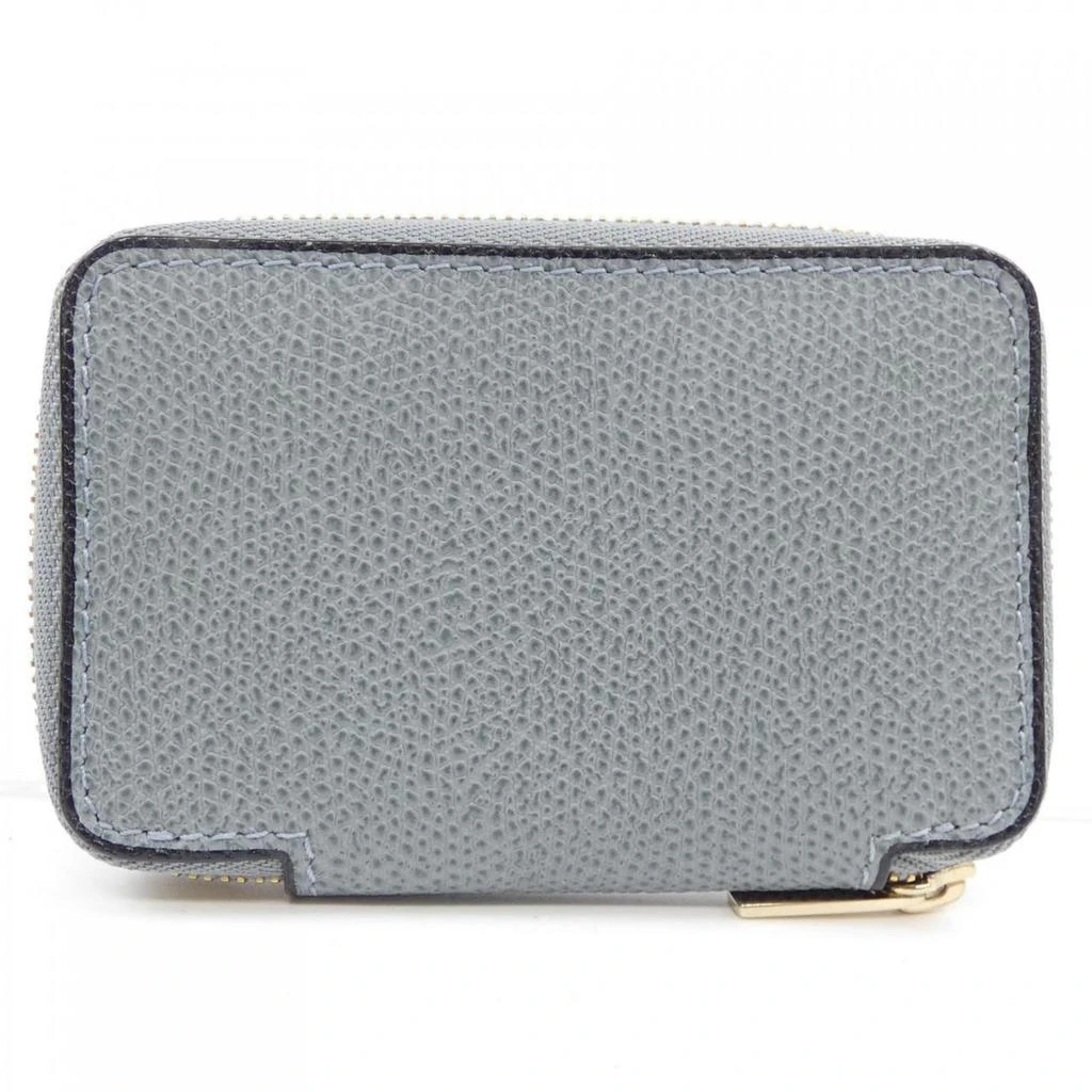 VALEXTRA Leather Coin Purse/Coin Case (Pre-Owned) 2