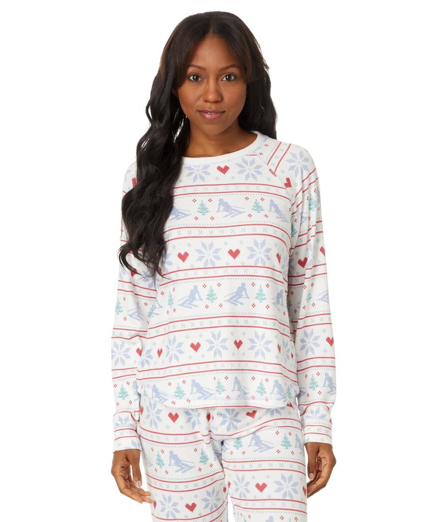 P.J. Salvage Fair Isle Apres All Day Long Sleeve Top