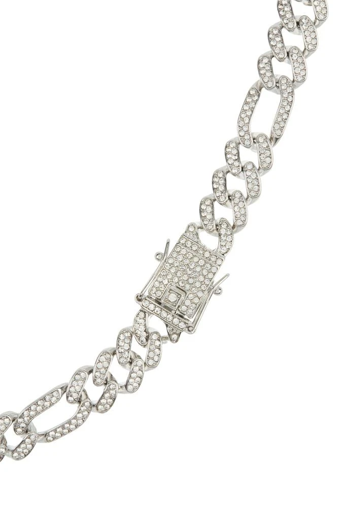 AMERICAN EXCHANGE Crystal Figaro Chain Necklace 3