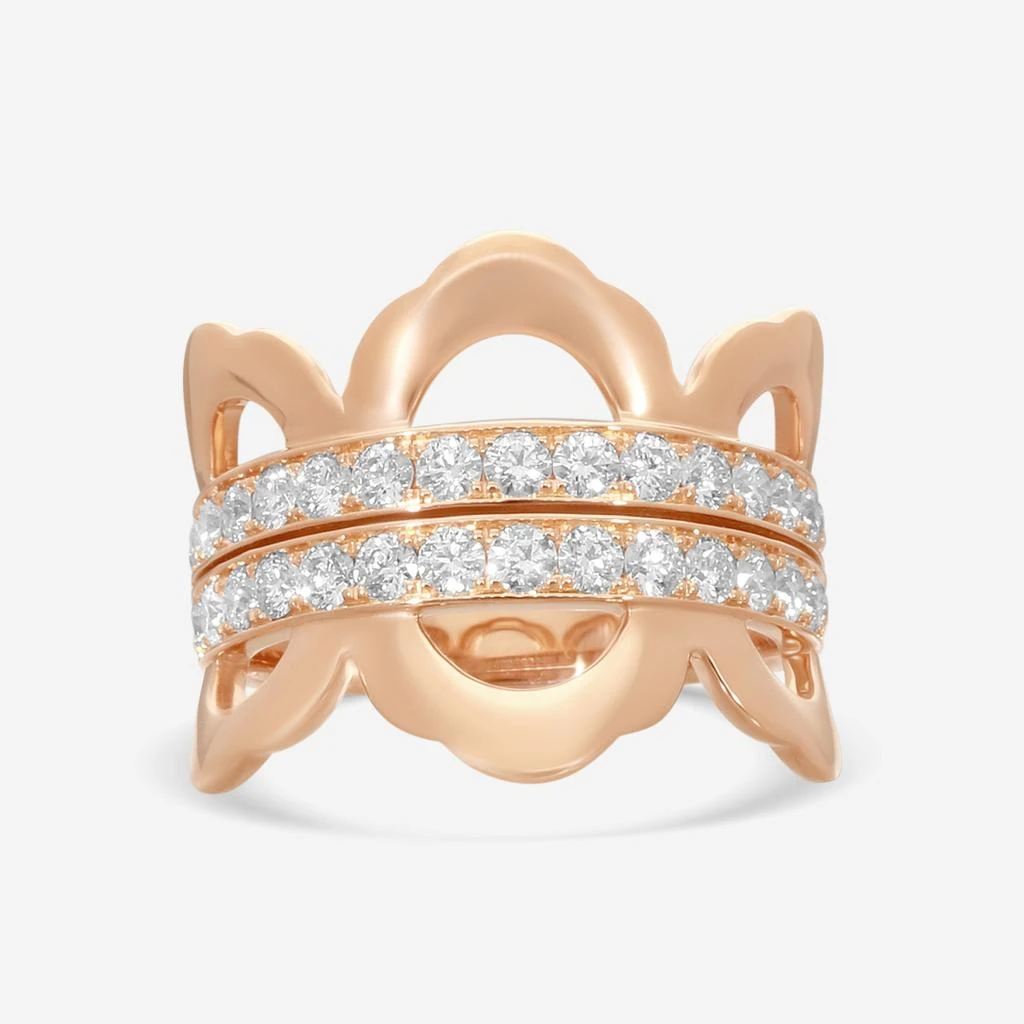 Hearts On Fire Hearts On Fire Lorelei 18K Rose Gold Diamond Right Hand Ring Sz. 6.5 HFRLORL01058R-copy