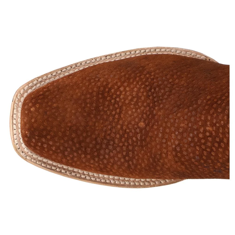 Dan Post Boots Cappy Carpincho Embroidered Square Toe Pull On Cowboy Boots 4