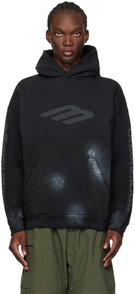 Balenciaga Black 3B Stencil Hoodie 1