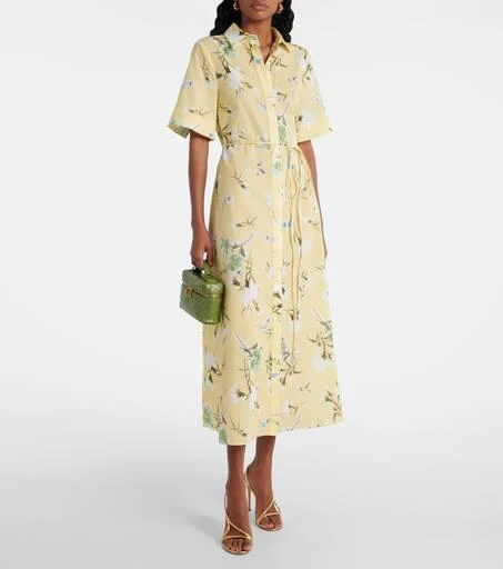Floral cotton shirt dress – On Sale Now with Up to 32% Off