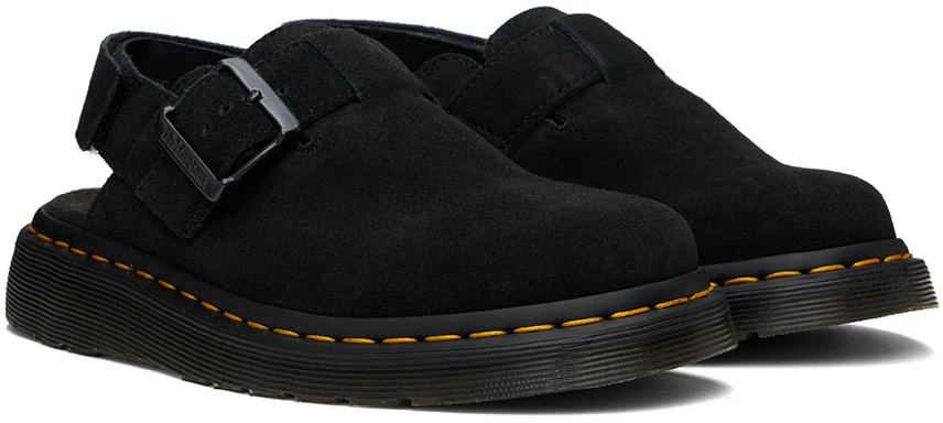 Dr. Martens Black Jorge II Suede Slingback Mules 4