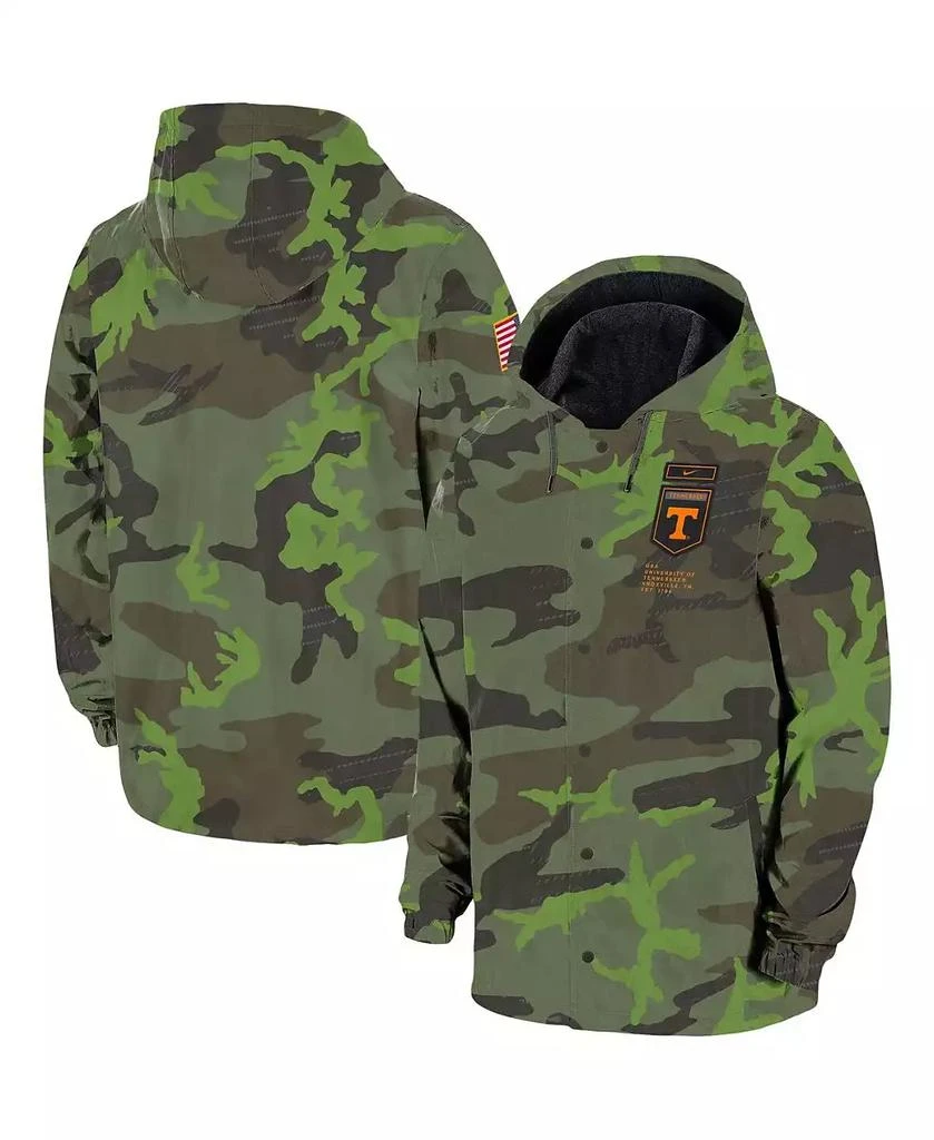 NIKE Men's Camo Tennessee Volunteers Hoodie Full-Snap Jacket 1