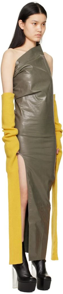 Rick Owens Yellow Knit Extended Sleeves 2