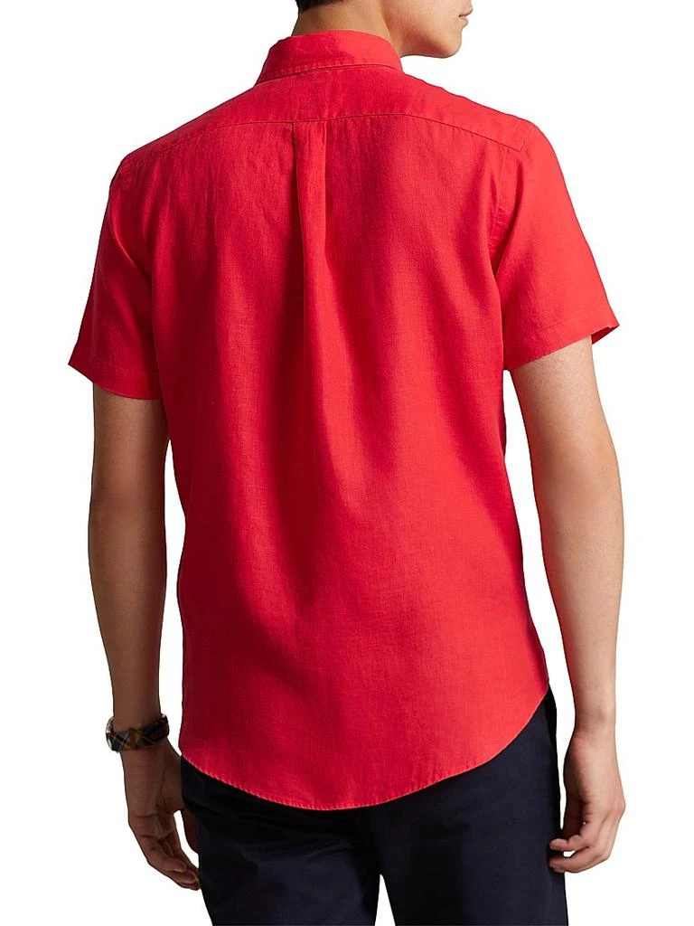 Ralph Lauren Classic-Fit Short-Sleeve Linen Shirt 4