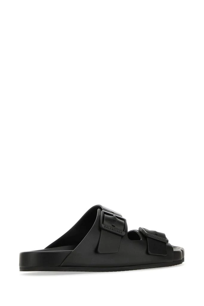Balenciaga Black leather Sunday slippers 2