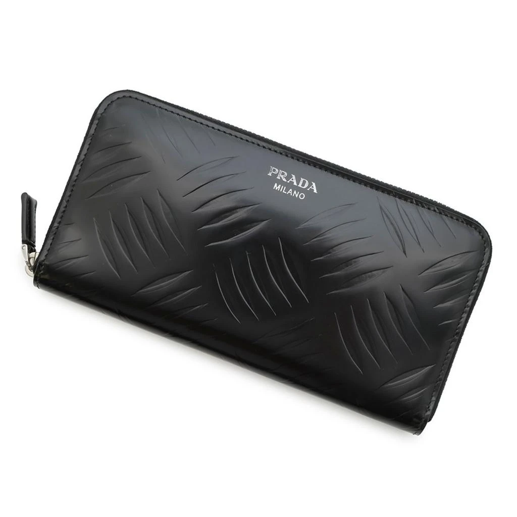 Prada Leather Long Wallet (Bi-Fold) (Pre-Owned)