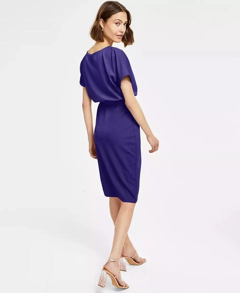 Kensie Blouson Wrap Dress 3