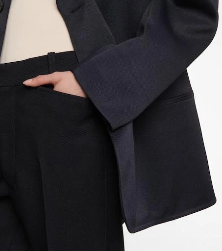 MAISON MARGIELA High-rise virgin wool cropped pants 4