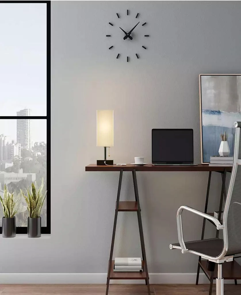 Lavish Home 14" USB Modern Desk Rectangle Desk Lamp 5