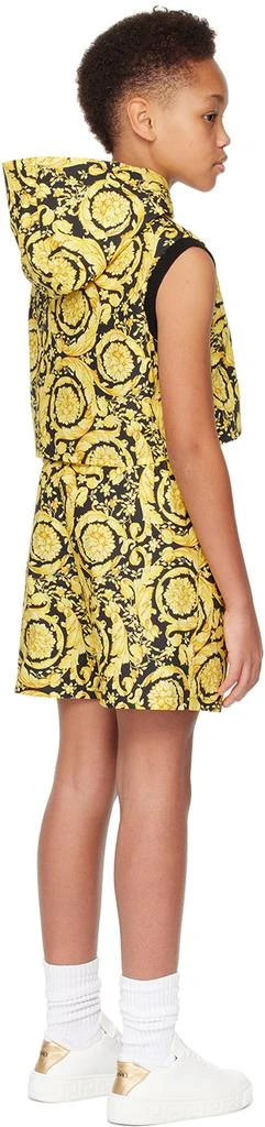 Versace Kids Yellow 
Black Barocco Jumpsuit 3