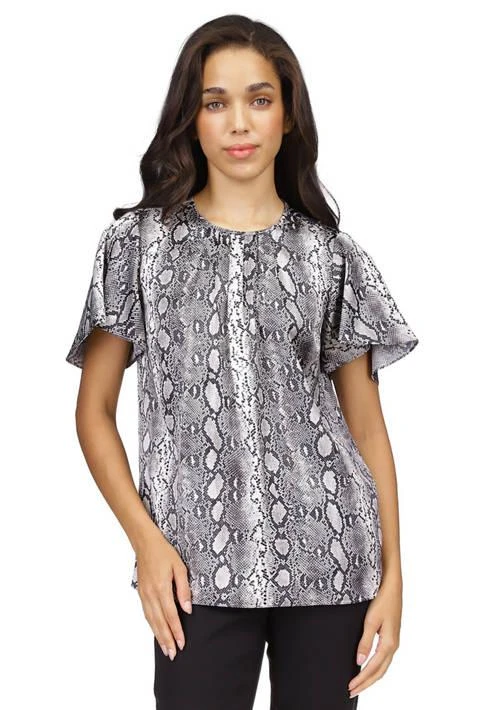 Michael Kors Michael Kors Womens Adder Short Sleeve Top 1