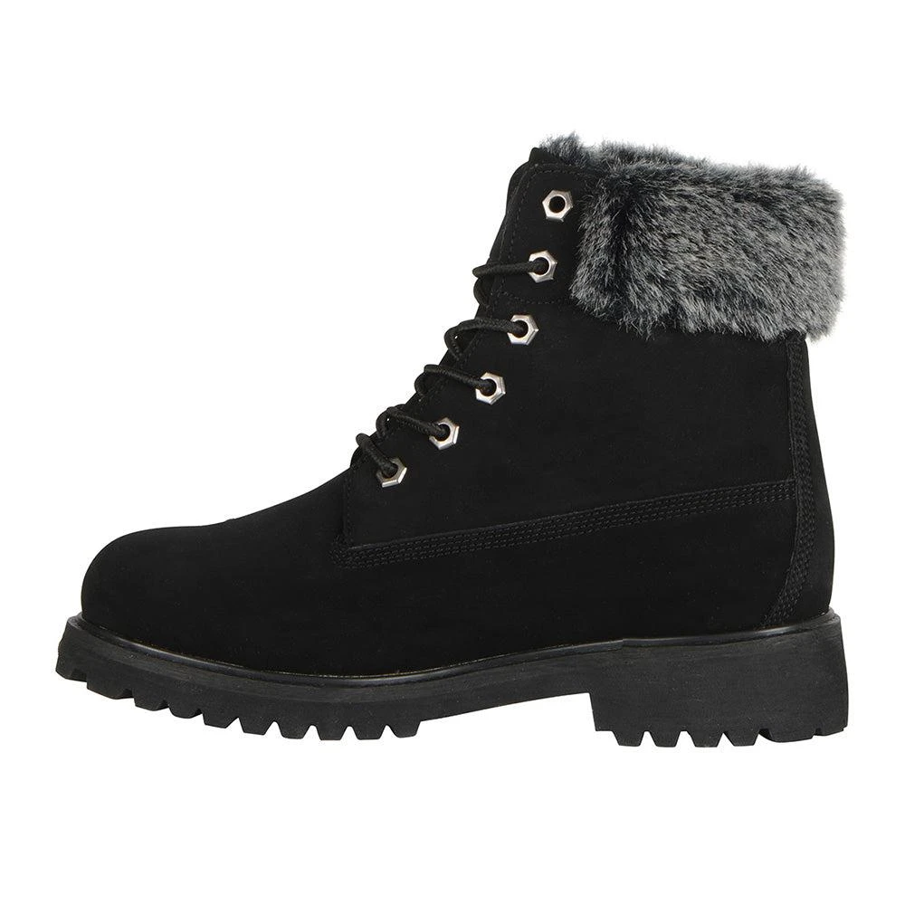 Lugz Convoy Faux Fur Round Toe Lace Up Boots 4