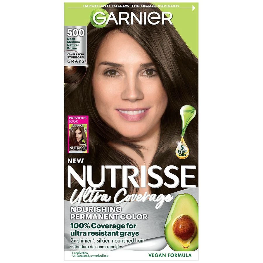 Garnier Nutrisse Permanent Hair Color For Stubborn Grays