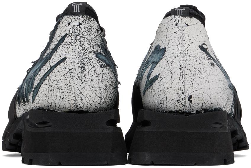 Demon White & Black Poyana Boots