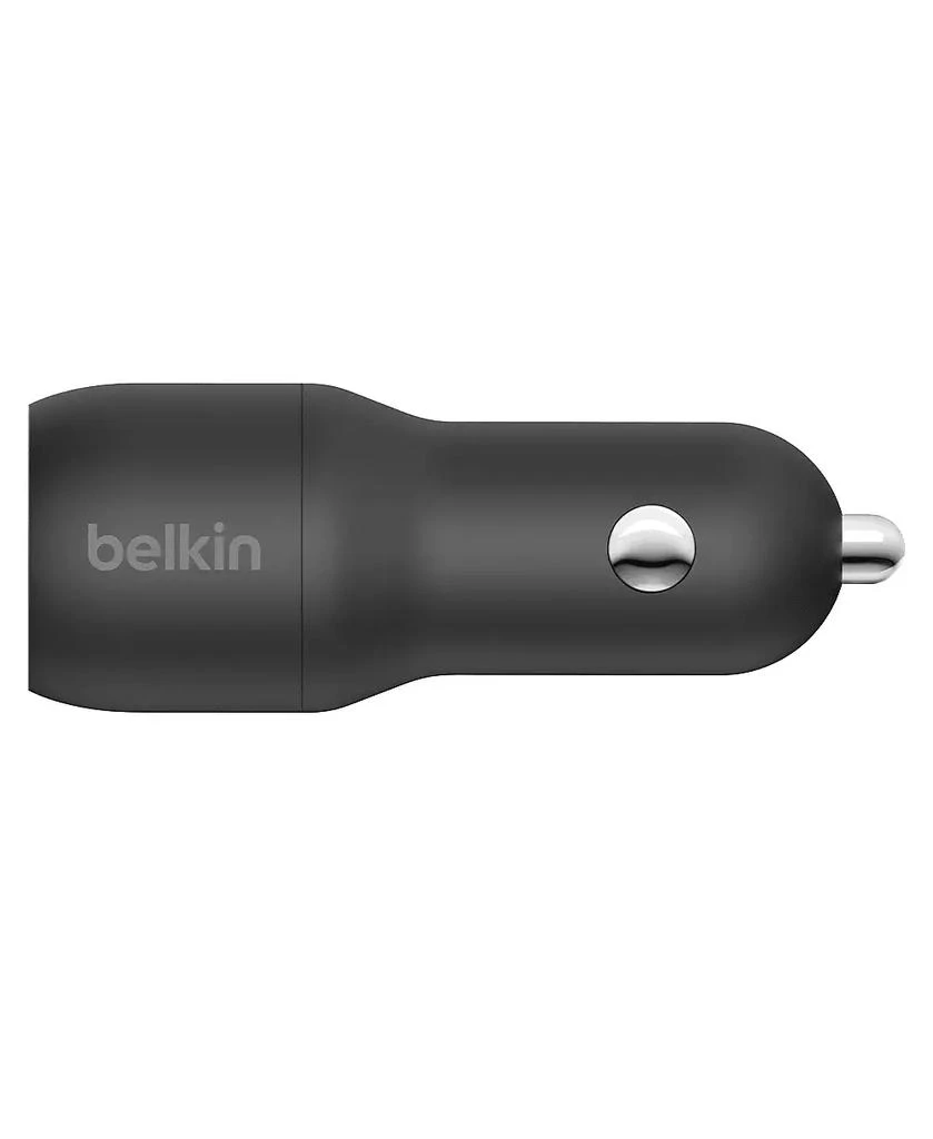 Belkin BoostCharge Dual Port USB-A Car Charger 24W 3
