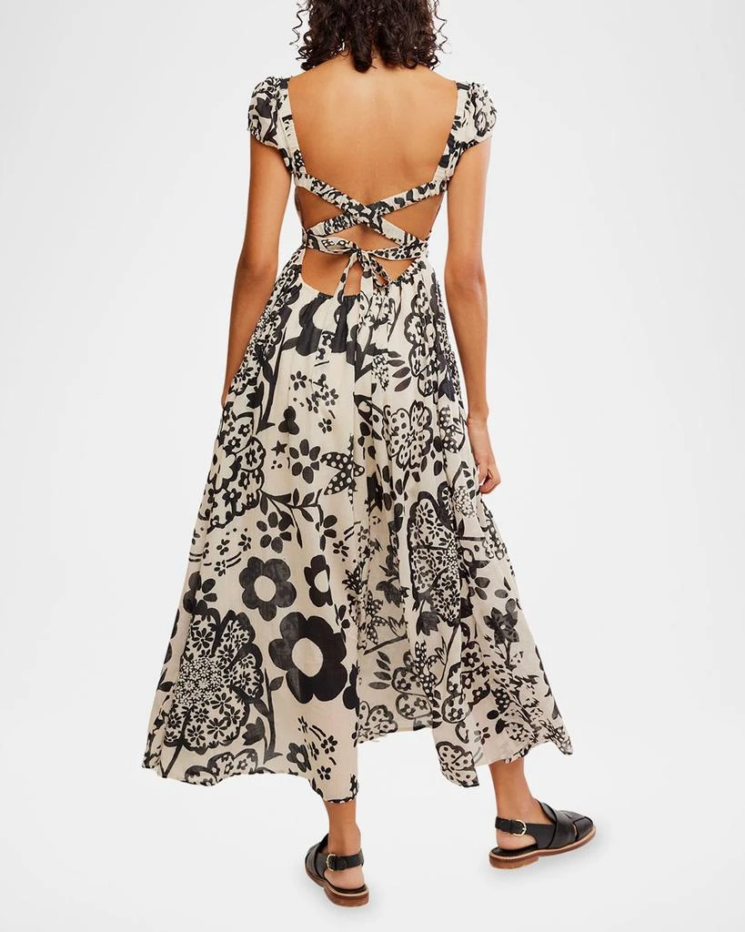Free People Ultraviolet Polka-Dot Maxi Dress 3