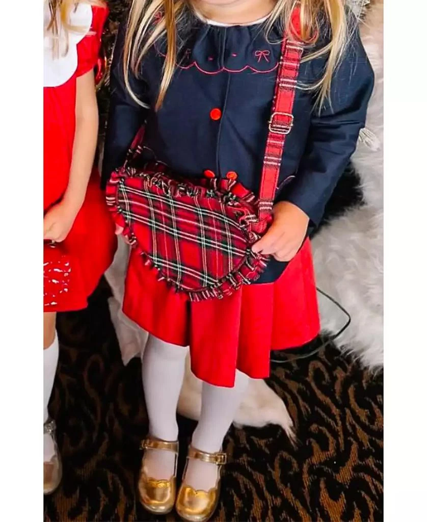 Bits
Bows Plaid Ruffle Girls
Heart Purse in Red 2