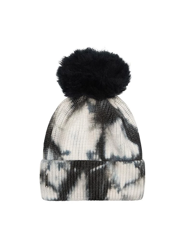 Gorski Knit Hat with Toscana Lamb Pompom 1