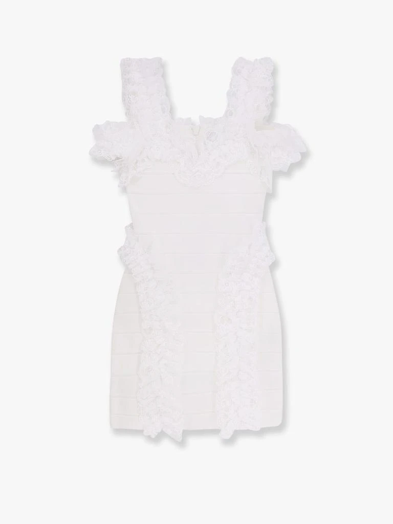 Self Portrait Christopher Kane Residency Knitted Dress With Ruffles 2