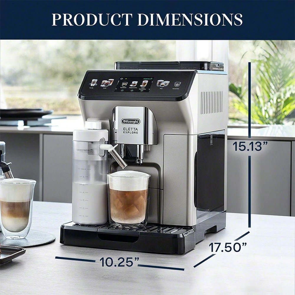De'Longhi Eletta Explore Cold Brew Espresso Machine 8
