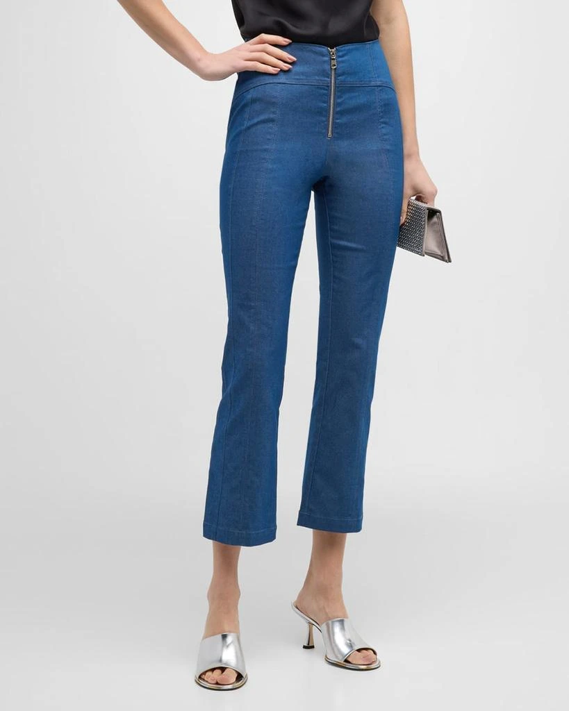 Cinq a Sept Loren Kick Flare Denim Pants 1