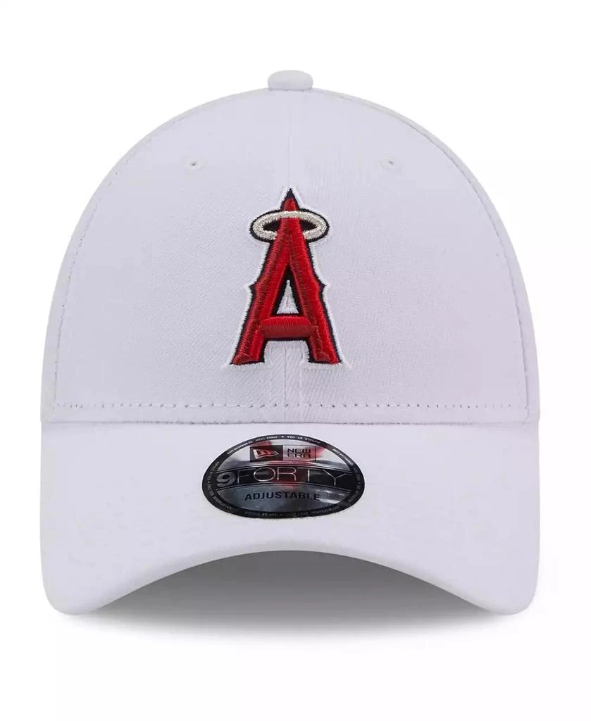 New Era Men's White Los Angeles Angels League II 9FORTY Adjustable Hat 2