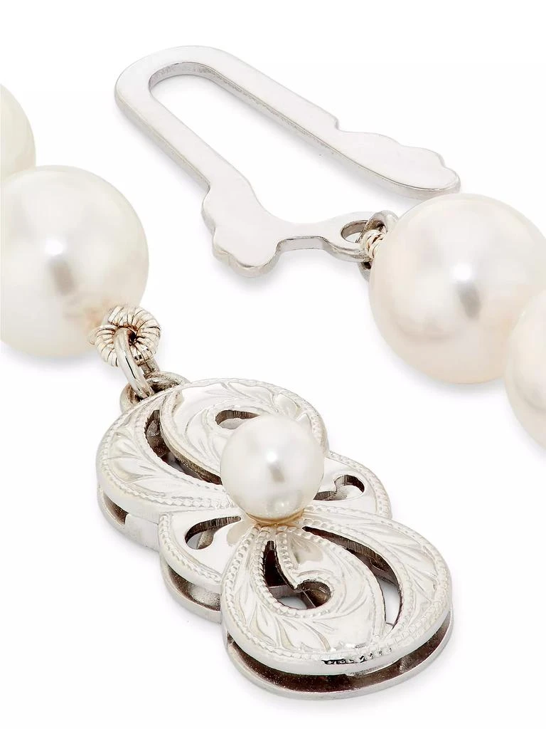 Mikimoto Everyday Essentials 18K White Gold & Akoya Pearl Necklace 3