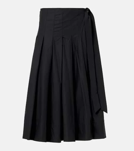 Proenza Schouler White Label Peters cotton poplin midi skirt 1